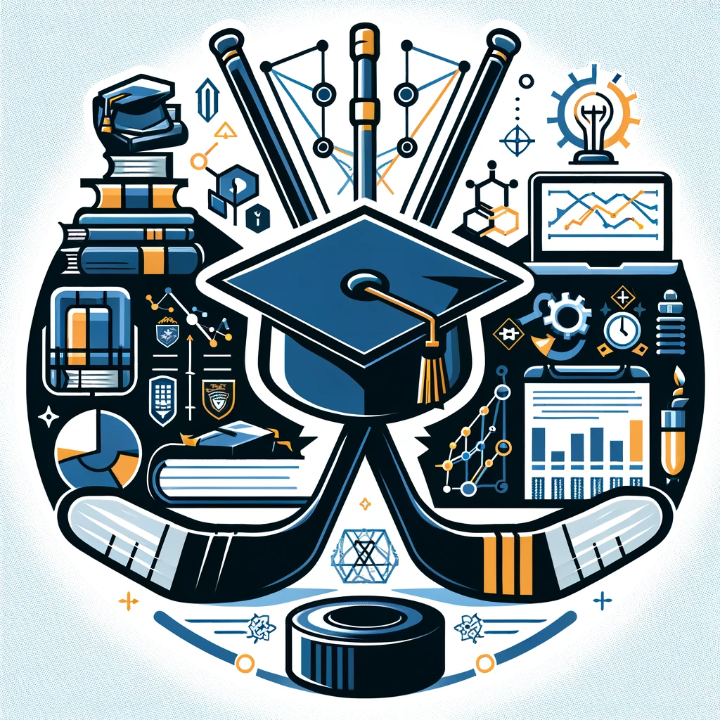 The College Hockey Machine logo - Icing Analytics